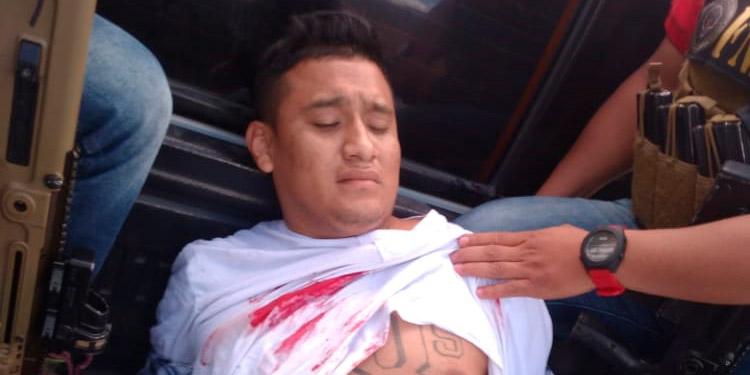Herido cabecilla de la 18 al intentar huir