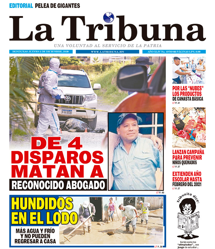 DE 4 DISPAROS MATAN A RECONOCIDO ABOGADO