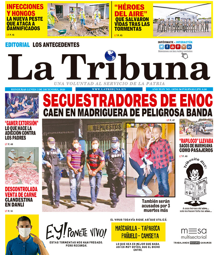SECUESTRADORES DE ENOC CAEN EN MADRIGUERA DE PELIGROSA BANDA