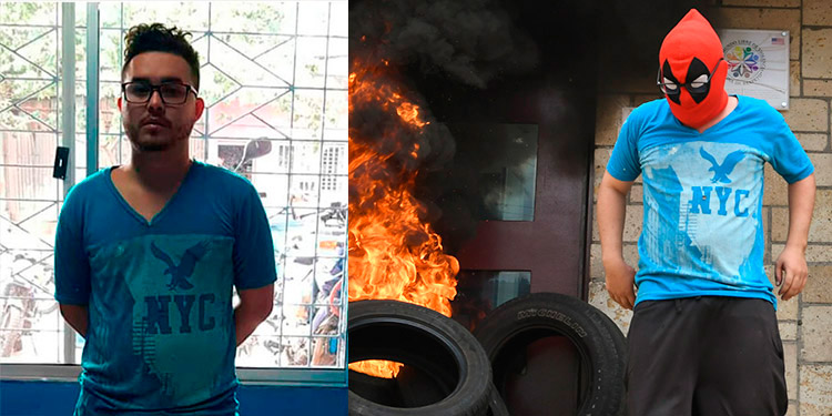 Declaran culpable a Rommel Portillo como cómplice de incendio de embajada de EEUU