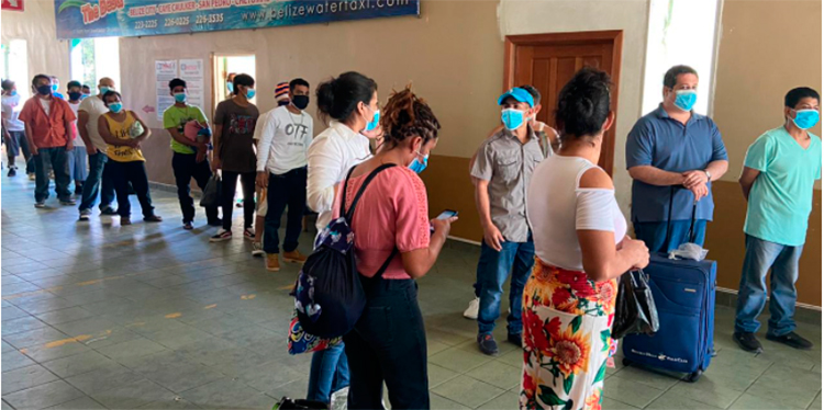 Retornados desde Belice ingresan al país otros 19 hondureños.