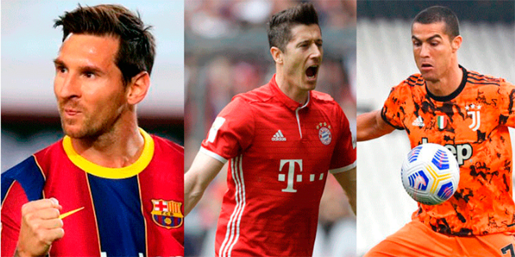Cristiano, Messi y Lewandowski finalistas al premio The Best