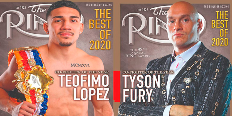 Teófimo López y Tyson Fury los mejores boxeadores del año según The Ring