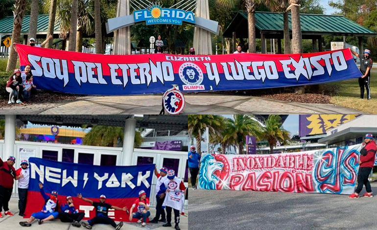 Olimpia recibe el aliento de la Ultra Fiel en Orlando