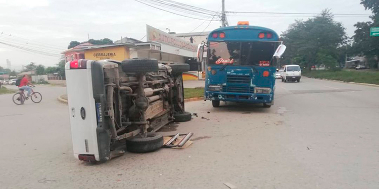 Dos accidentes de transito se registran en San Pedro Sula