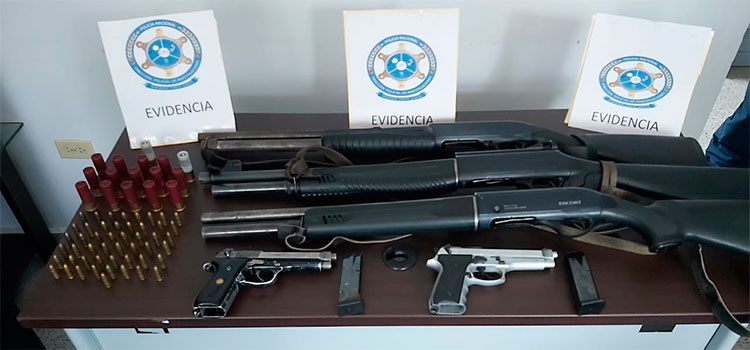 Capturan a olanchano en posesión de varias armas de fuego