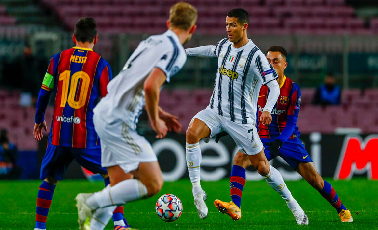 CR-7 ganó duelo a Messi en victoria de la Juventus al Barcelona