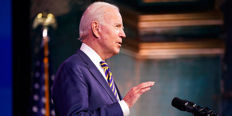 Biden lanza su plan de alivio a familias y empresas golpeadas por la crisis