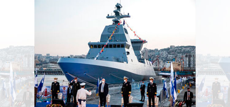 Armada israelí recibe buque alemán de última generación
