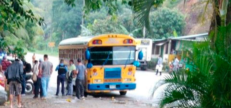 Supuestos asaltantes matan a un pasajero en La Ceiba