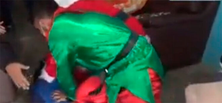 Policías disfrazados de Papá Noel y duendes capturaron al cabecilla de "Los Flaquis"