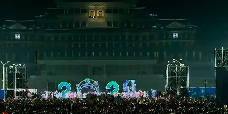 Corea del Norte despide el 2020 con fuegos artificiales y conciertos (Video)