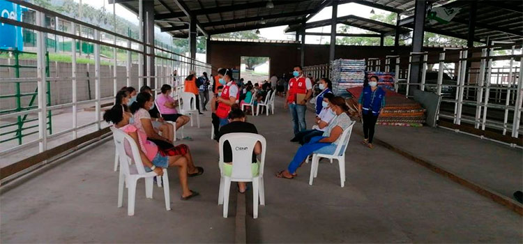 Cruz Roja realiza brigada de atención médica y psicológica en el Valle de Sula