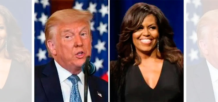 Trump y Michelle Obama, hombre y mujer más admirados en EEUU, según encuesta