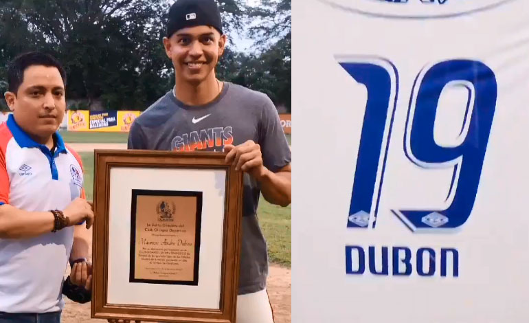 Olimpia rinde homenaje a Mauricio Dubón