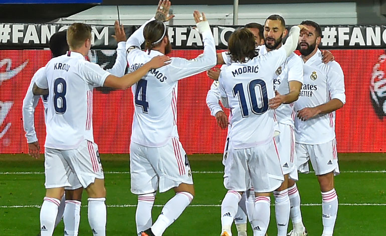 Real Madrid vence al Eibar y sigue su marcha triunfal