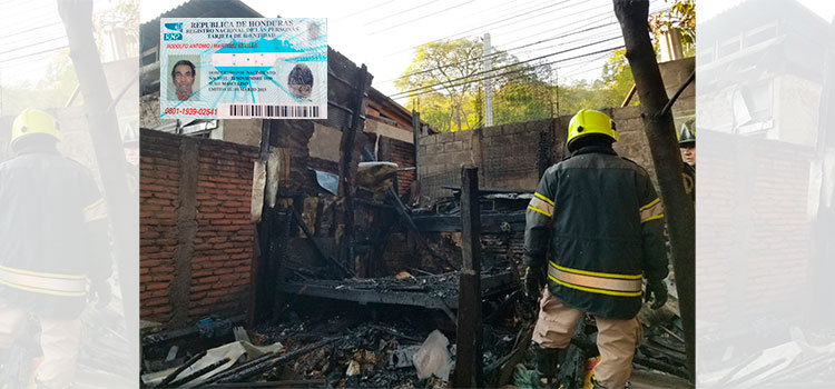 Un adulto mayor muere calcinado en incendio en el barrio Morazán