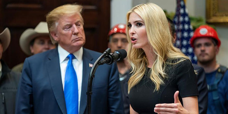 Ivanka Trump declara sobre uso del hotel familiar en investidura de 2017
