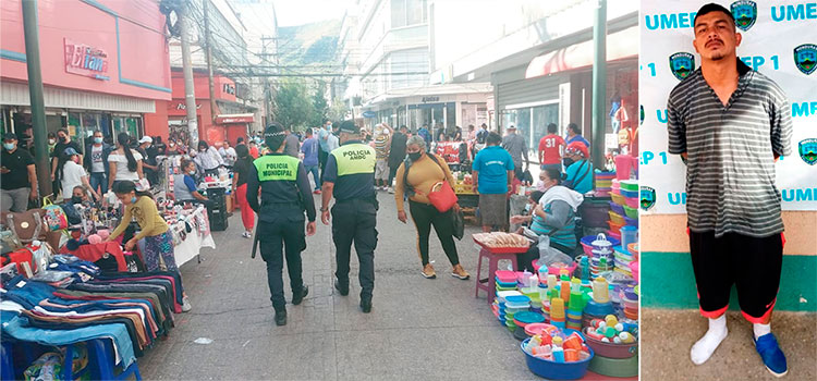 Capturan infraganti a supuesto asaltante en Tegucigalpa