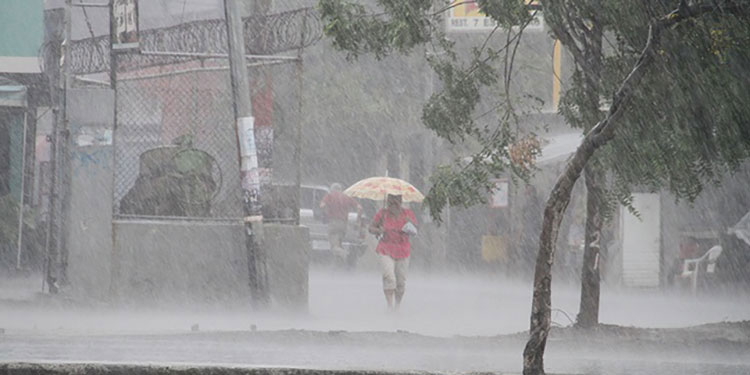 Cuña de alta presión trae hoy lluvias y chubascos