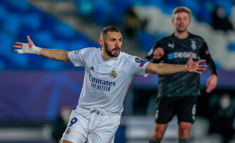 Benzema mete al Madrid a octavos