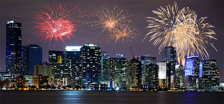 Miami se queda sin fiesta de Fin de Año por la pandemia