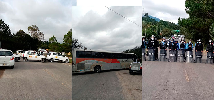 Transportistas exigen reparación de carretera de Comayagua hacia La Paz