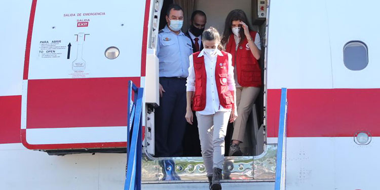 Reina Letizia conocerá hoy la zona cero