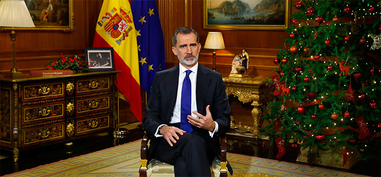 El mensaje de Navidad de Felipe VI provoca respuestas dispares