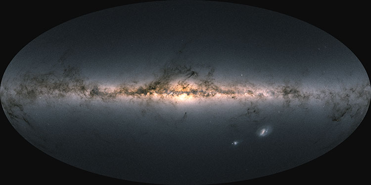 La misión Gaia revela que la Vía Láctea está absorbiendo otras dos galaxias