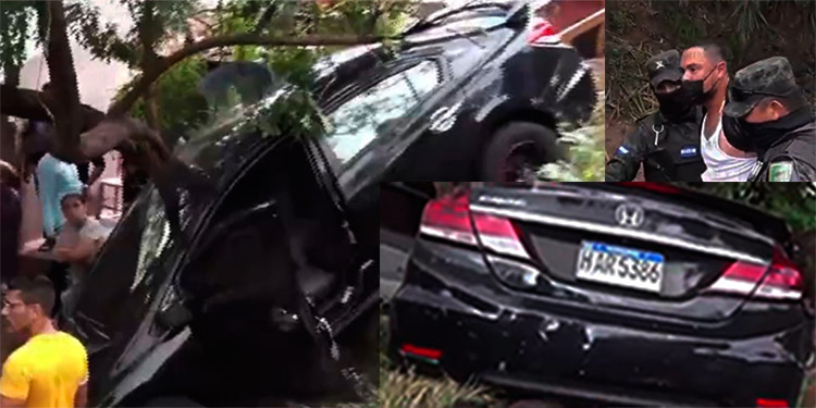 Conductor ‘bolo’ a punto de provocar tragedia en Tegucigalpa