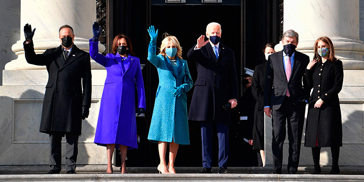 Los momentos más destacados de la toma de posesión de Joe Biden