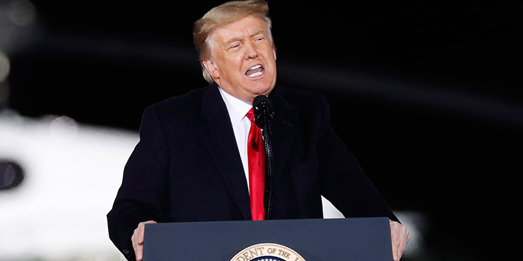 Trump anuncia que no irá a la toma de posesión de Biden