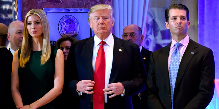 Donald Trump Jr y su novia también se van de Nueva York para evitar “torturas en las calles”