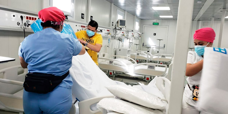 Hospital modular de Tegucigalpa atiende a 7 pacientes con COVID-19