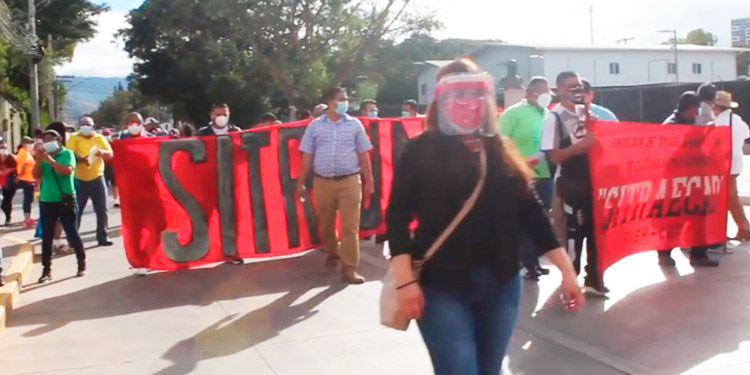SITRAUNAH anuncia protestas para la próxima semana