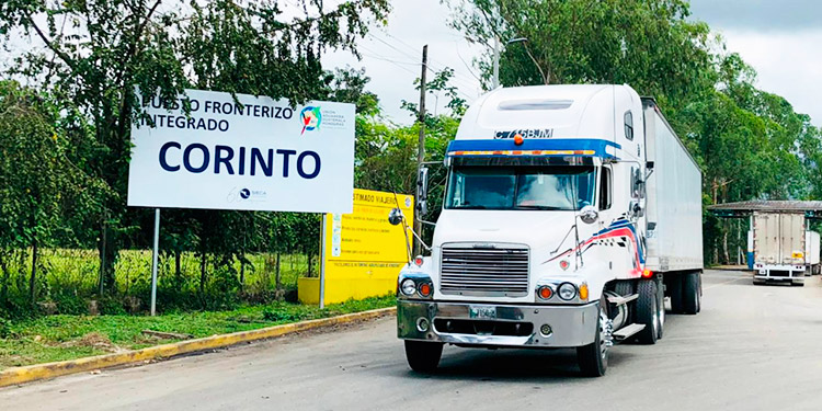 Paso fronterizo de Corinto se reduce de 3 horas a 10 minutos desde implementación de la Declaración Anticipada de Mercancías