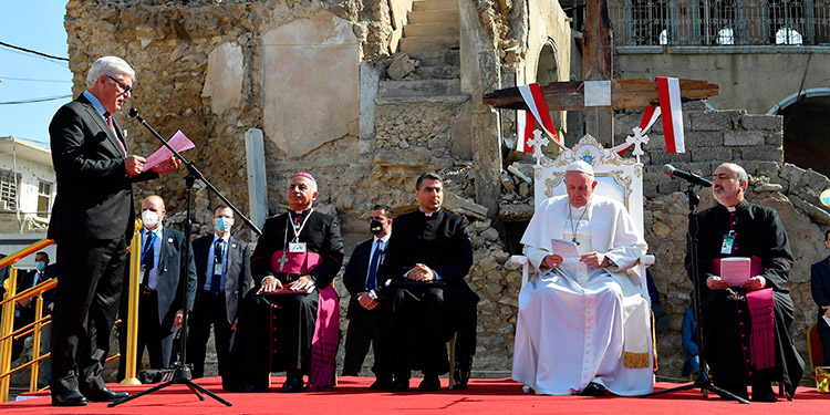 El papa en Qaraqosh: el terrorismo y la muerte nunca tienen la última palabra