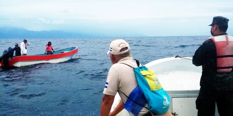 Pescadores rescatados en Cayo Cochinos