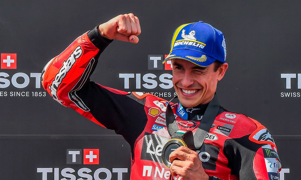 Marc Márquez reconoce ya estar en la pelea por el título...