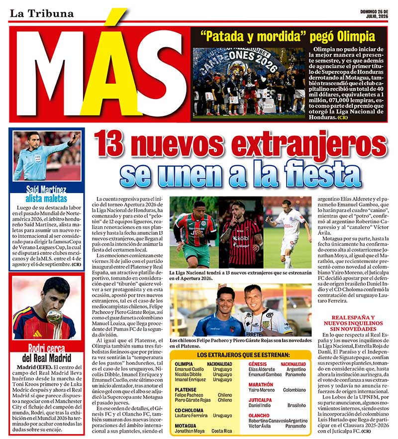 Trece nuevos extranjeros se incorporan a la fiesta